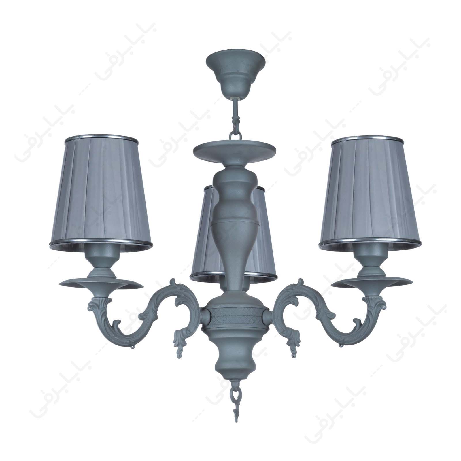 لوستر فلزی 3 شعله چشمه نور مدل S3678/3