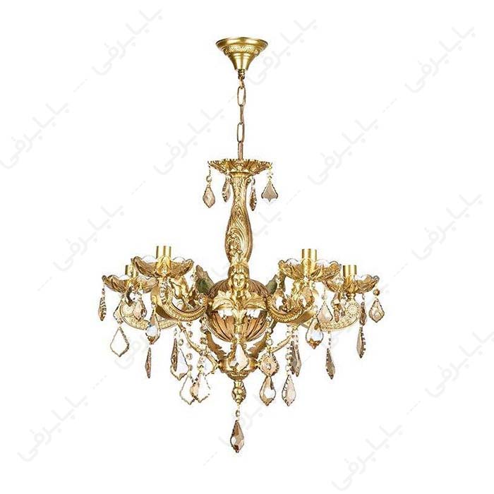 لوستر ۵ شعله چشمه نور کد C2799/5-A