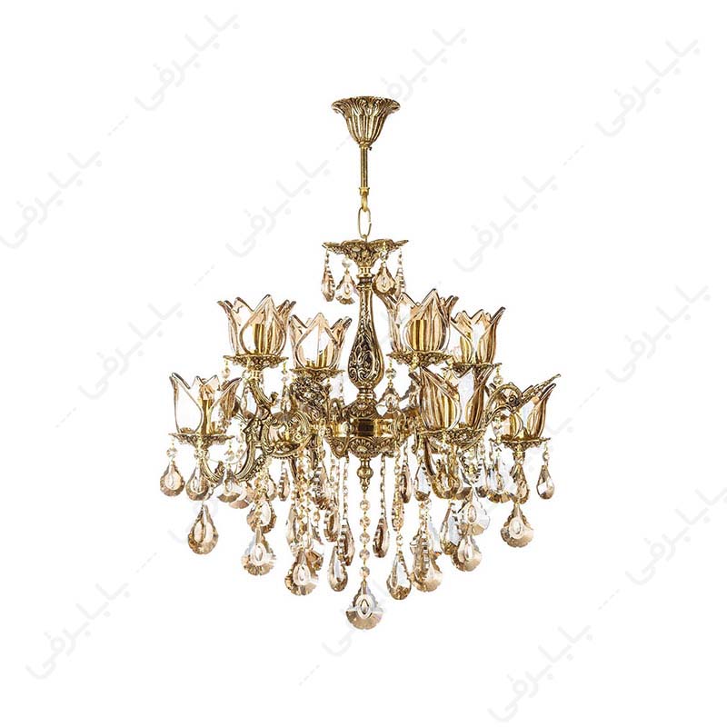 لوستر ۸ شعله چشمه نور کد C2515/4-B