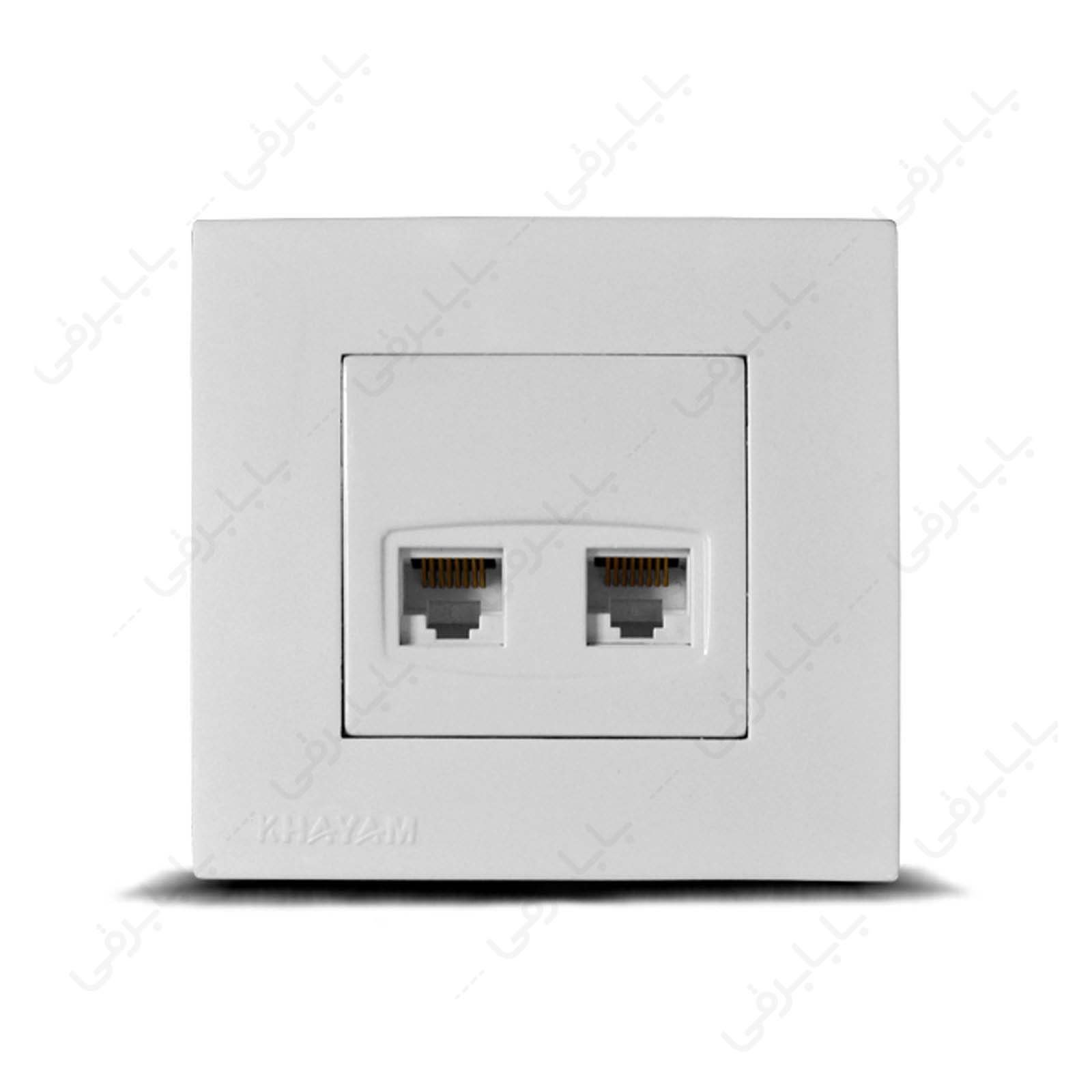 پریز شبکه CAT6 خیام الکتریک مدل آنتیک