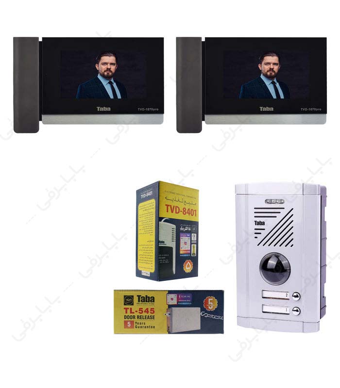 پکیج-کامل-آیفون-تصویری-2-واحدی-تابا-TVD-1070PRO@BABARGHI.jpg