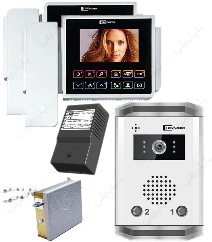 پکیج-کامل-آیفون-تصویری-2-واحدی-تکنما-VDP-C43@BABARGHI.jpg