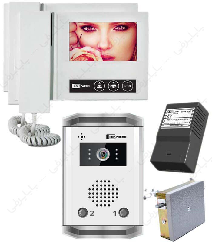 پکیج-کامل-آیفون-تصویری-2-واحدی-تکنما-VDP-D43@BABARGHI.jpg