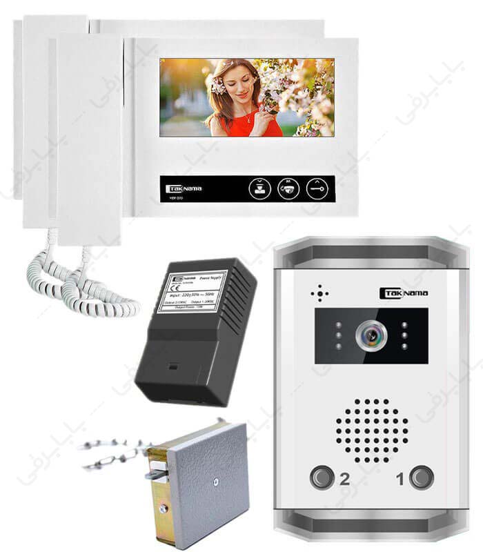 پکیج-کامل-آیفون-تصویری-2-واحدی-تکنما-VDP-D70@BABARGHI.jpg