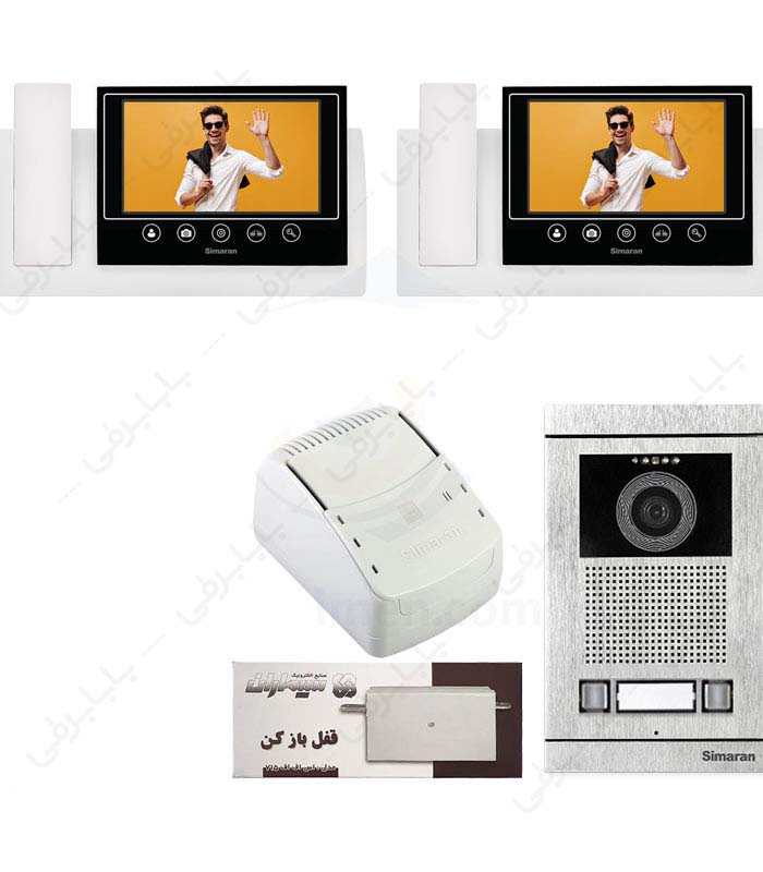 پکیج-کامل-آیفون-تصویری-2-واحدی-سیماران-HS-72TK@BABARGHI.jpg