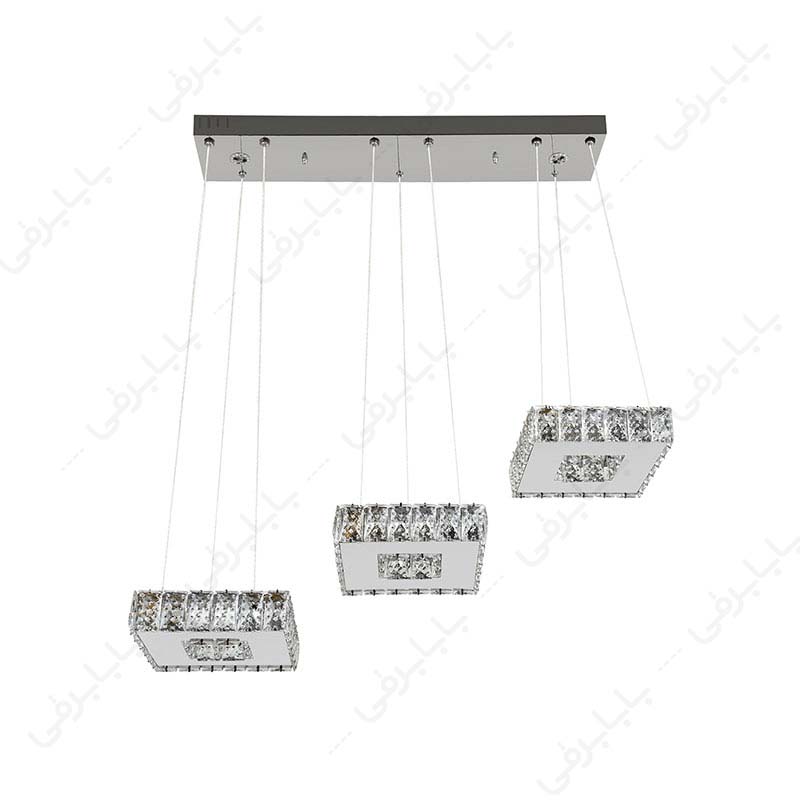 چراغ آویز چشمه نور کد A6560/3-WT