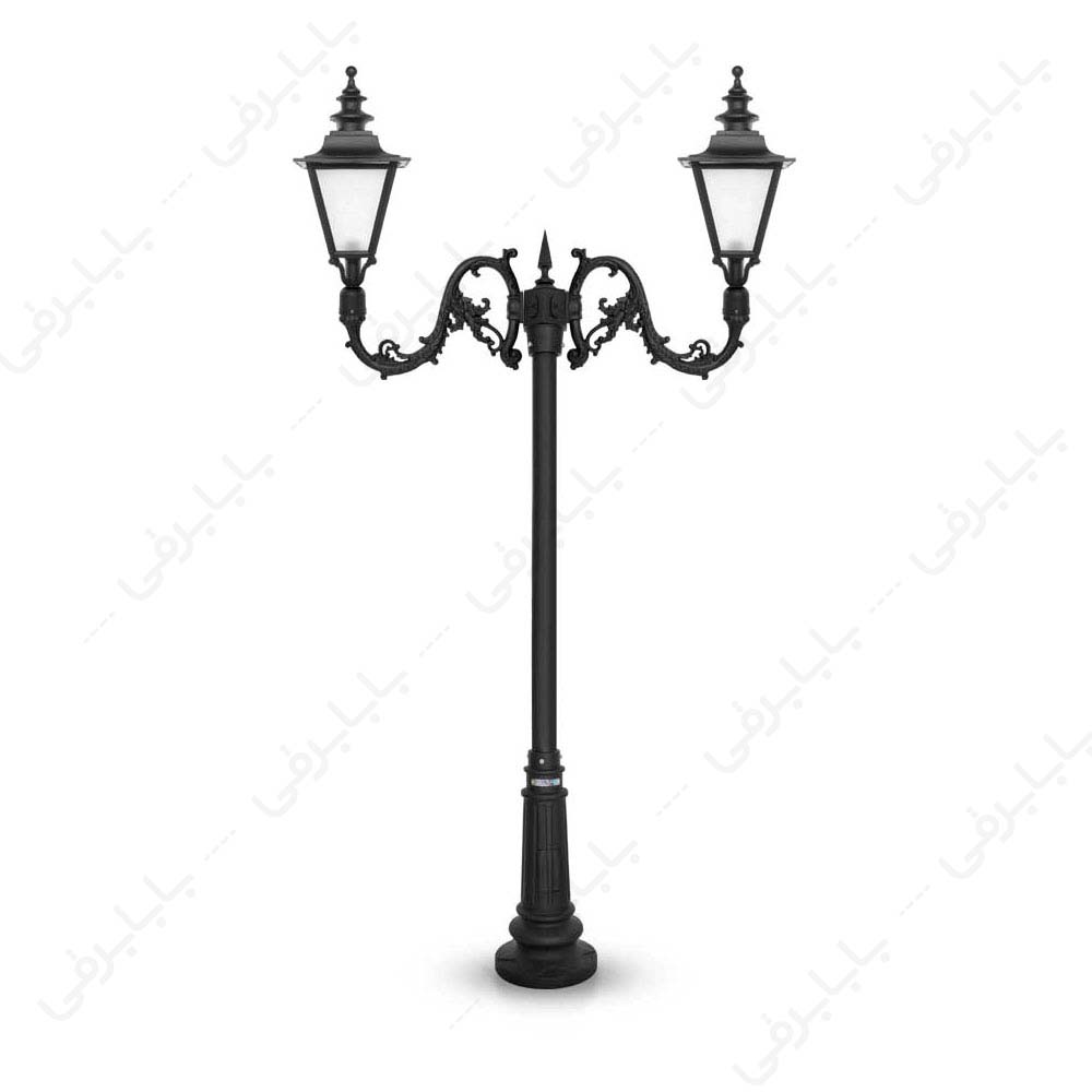 چراغ حیاطی ایستاده شب تاب مدل انگلی
