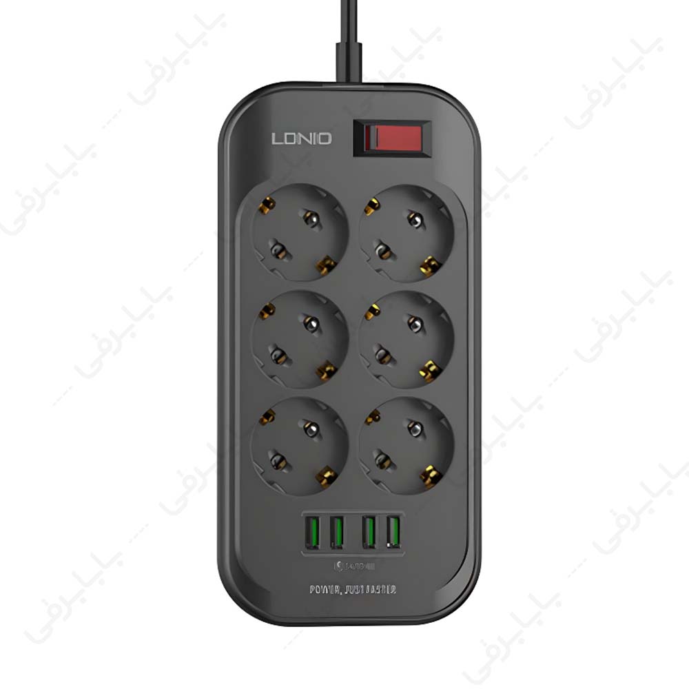 چند راهی برق 6 خانه الدینیو مدل SE6403