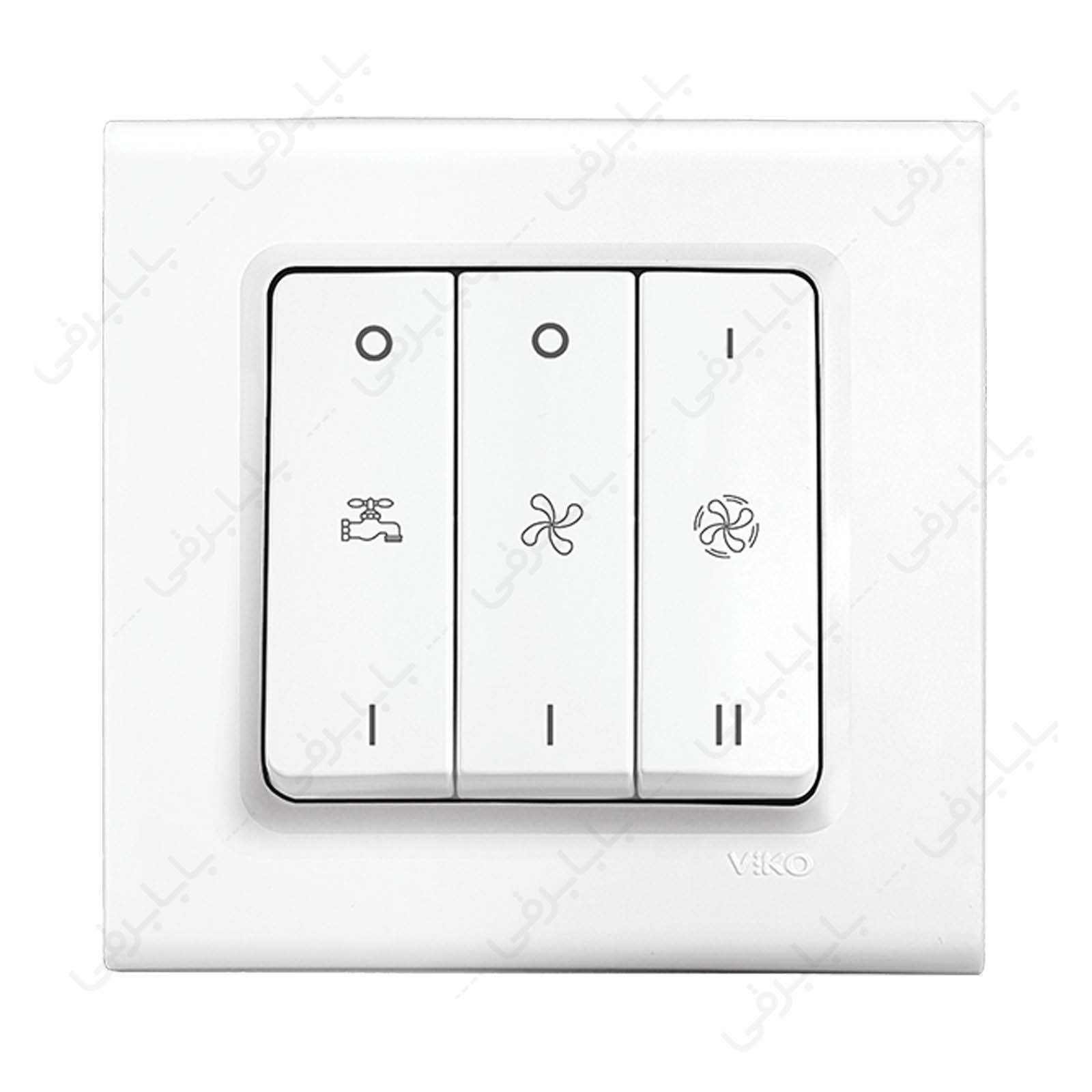 کلید کولر توکار ویکو مدل لینرا